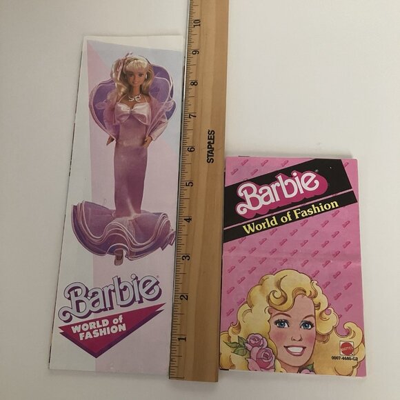 1980s Barbie World of Fashion Brochures Plus Wedding & Fun Fashion Pictures - Picture 12 of 12